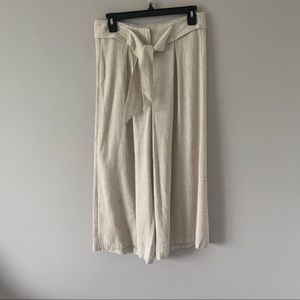 StellaLuce wide leg Capri pants